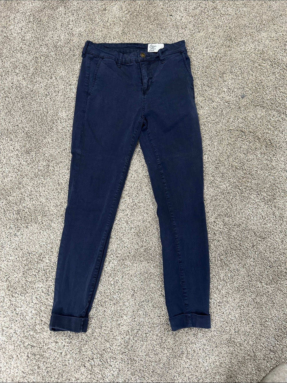 Women’s Navy Straight Leg Stretch Jeans - Classic Fit